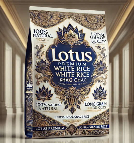 Lotus Premium White Rice (Khao Chao) – International-Grade Long-Grain Rice