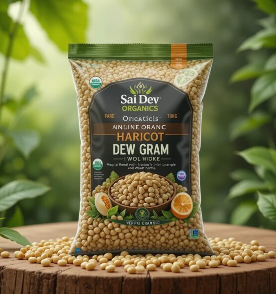 Sai Dev Organics – Dew Gram Whole / Haricot Beans Authentic Organic Dew Gram Whole – Pure, Natural & Nutrient-Rich ✅ Sourced from Premium Indian Farms – 100% Organic & Non-GMO✅ High-Protein, Low-Fat Legume for Balanced Nutrition✅ Ideal for Soups, Salads, Curries, and Health Foods