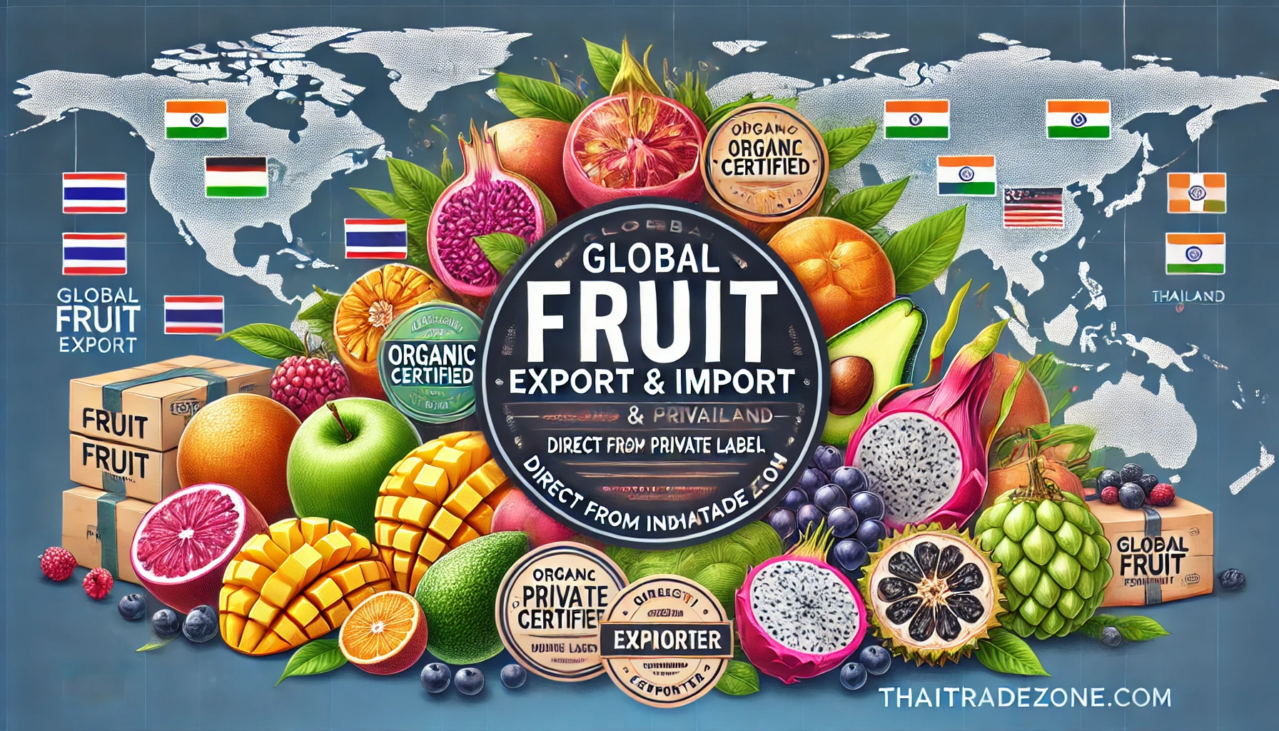 Global Fruit Export & Import Services | Thaitradezone.com