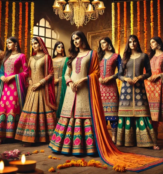 Wholesale Exporter of Indian Ethnic Wear | Churidar | Sarees | Salwar Kameez | Lehenga | Sharara | ThaiTradeZone.com