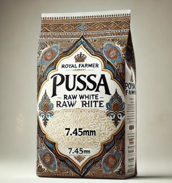 Buy Indian Royal Farmer Basmati Rice - Pusa Raw White (7.45mm) | Premium Quality