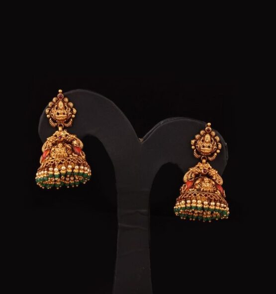 Jhimki – Traditional Kerala Gold Jhumka Earrings for Weddings & Festivals