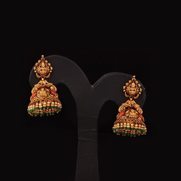 Jhimki – Traditional Kerala Gold Jhumka Earrings for Weddings & Festivals