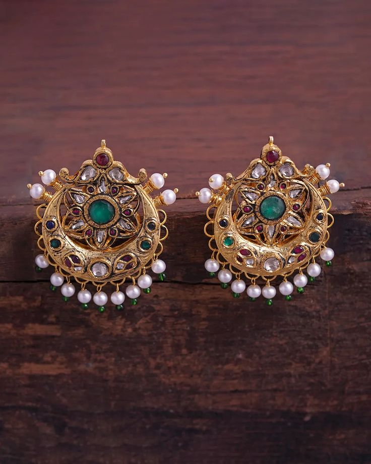 Thodu / Kadukkan – Traditional South Indian Gold Ear Studs