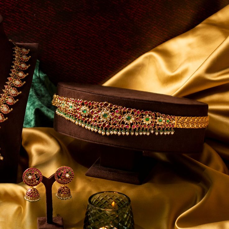 Vaddanam – Traditional South Indian Gold Waist Belt for Brides