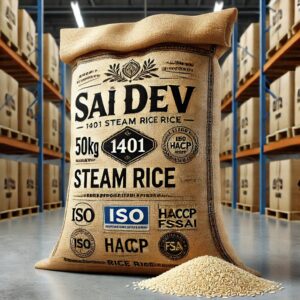 Sai Dev 1401 Steam Rice โ Premium Long-Grain Basmati Alternativeโ
Basmati-Like Variety โ Long, slender grains with a natural aroma
โ
Soft, Non-Sticky & Fluffy Texture โ Perfect for daily meals & premium cuisine
โ
Ideal Alternative to 1121 Basmati โ Affordable & high-quality for exports