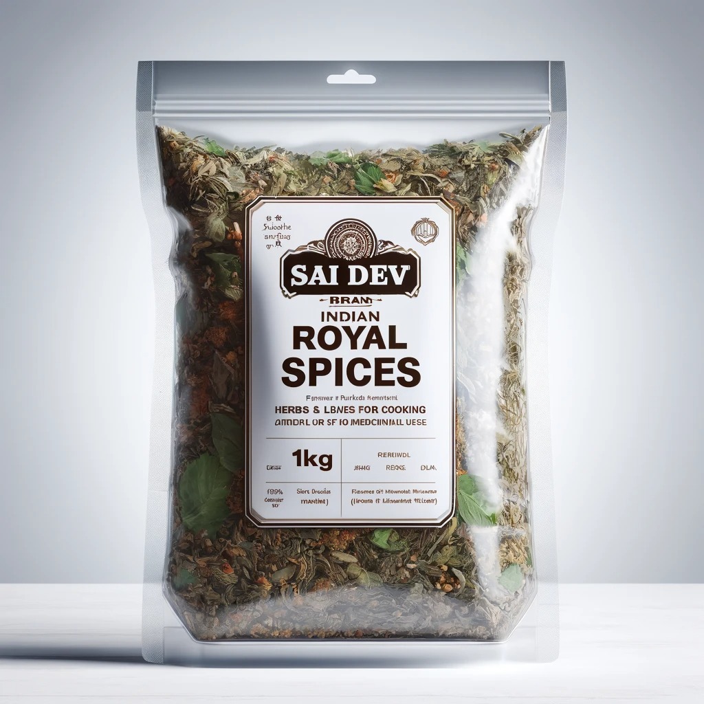 Sai Dev Brand Indian Royal Spices – Premium Curry Leaves (Kadi Patta) 100g ✅ 100% Pure & Natural Curry Leaves – Fresh, Aromatic & Nutrient-Rich ✅ Essential in South Indian & Coastal Recipes – Enhances Flavor & Aroma ✅ Sourced from India’s Finest Farms – Processed to Global Standards