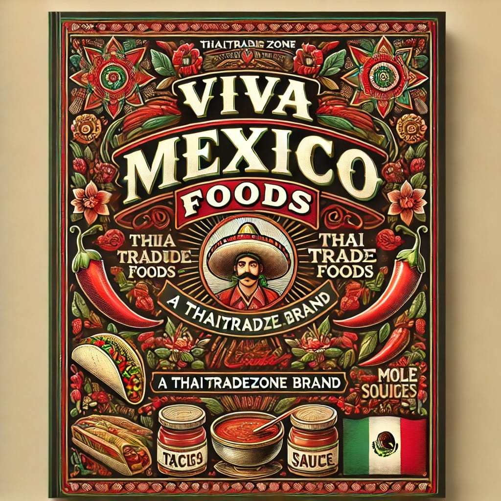 Viva México Foods – Premium Mexican Food Exporter 🔥 Authentic Mexican Food Products | Private Label & Bulk Supply 🔥 ✅ High-Quality | HACCP & ISO Certified | Fast Global Shipping 📍 Supplier: Thaitradezone.com (Thailand-based exporter)
