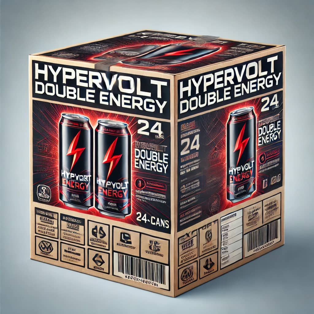 HyperVolt Double Energy Drink, energy drink, double energy boost, high caffeine drink, no crash energy drink, extreme energy, best energy drink, focus and stamina, power drink, workout energy drink, fitness energy booster, HyperVolt energy, fast-acting energy drink