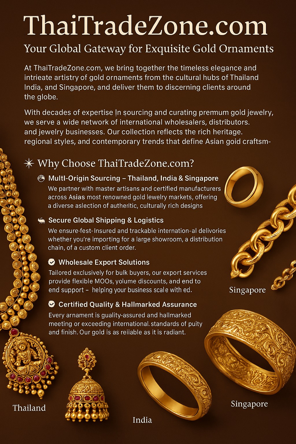 Discover a world of elegance with our exquisite gold ornaments. Our curated collection features stunning designs that celebrate craftsmanship and luxury, perfect for every occasion. Explore the art of fine jewelry with us today!