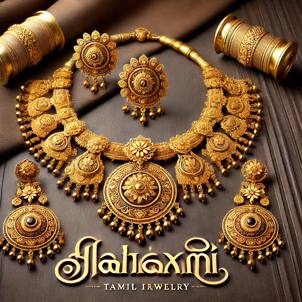 Buy Tamil Traditional Jewelry Online – Temple Style & Antique Gold Finish – Thaitradezone