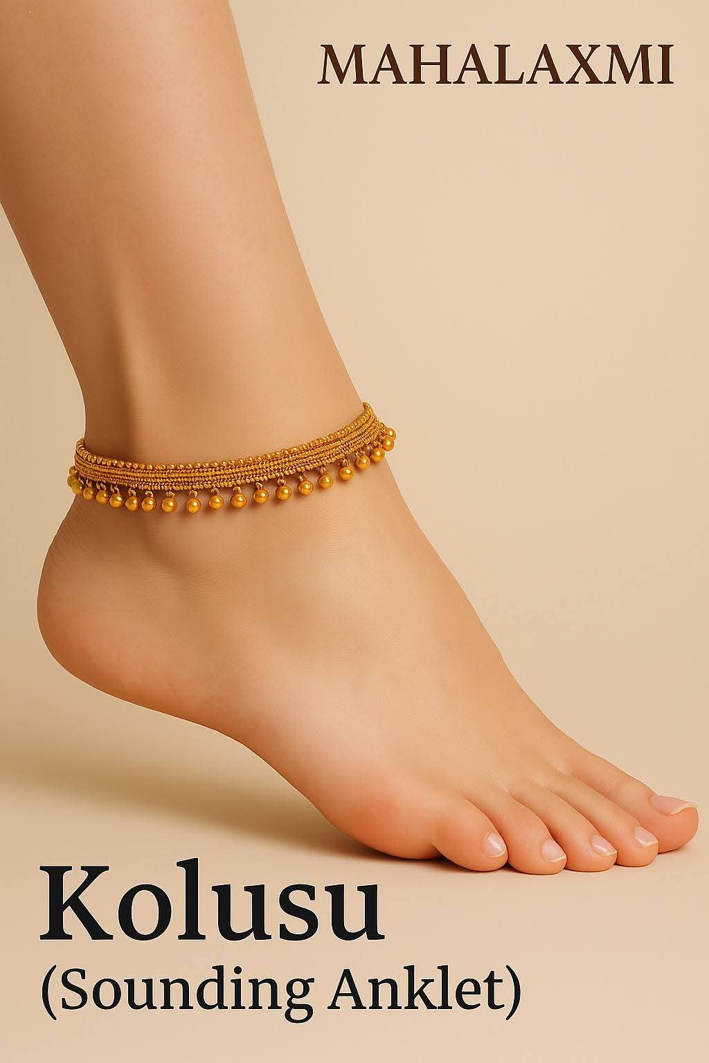 Thandai – Traditional South Indian Anklets for Women