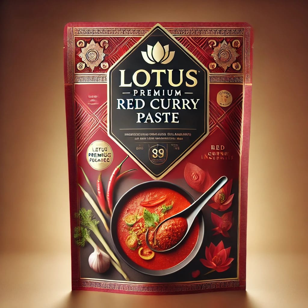 Lotus Premium Thai Red Curry Paste – Authentic Thai Spices for Export