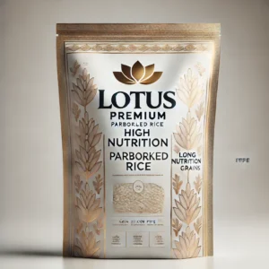 Lotus Premium Parboiled Rice – International-Grade Semi-Processed Rice