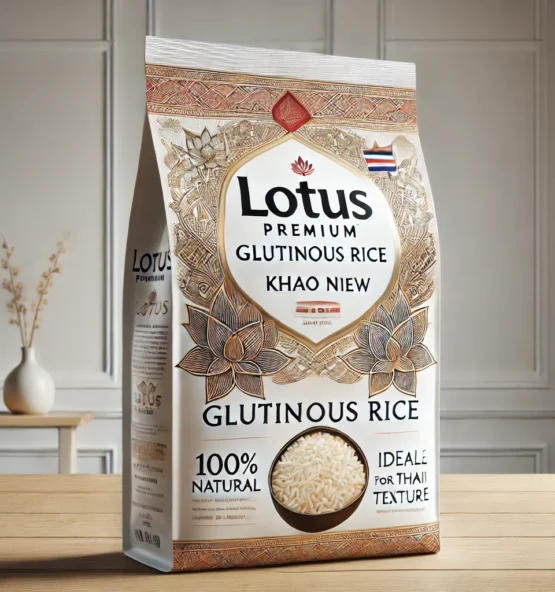 Premium Lotus Brand Glutinous Rice (Khao Niew) – Authentic Thai Sticky Rice