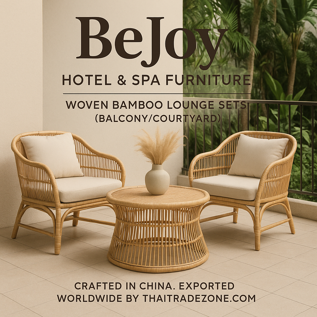 20250429_1344_Woven Bamboo Lounge Sets_remix_01jt09qcr8eq6spw895bamkkg9