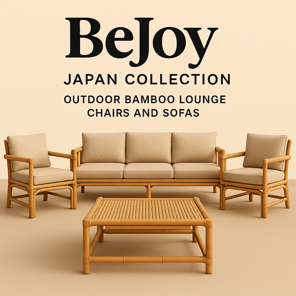 20250429_1805_Bamboo Outdoor Furniture Display_remix_01jt0rp3s1f289eyr177ke4gbx