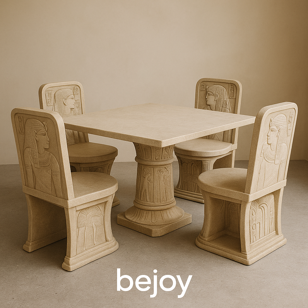 20250430_1442_Egyptian Stone Dining Set_simple_compose_01jt2zdgtqewkrwjw9v08p5pm8