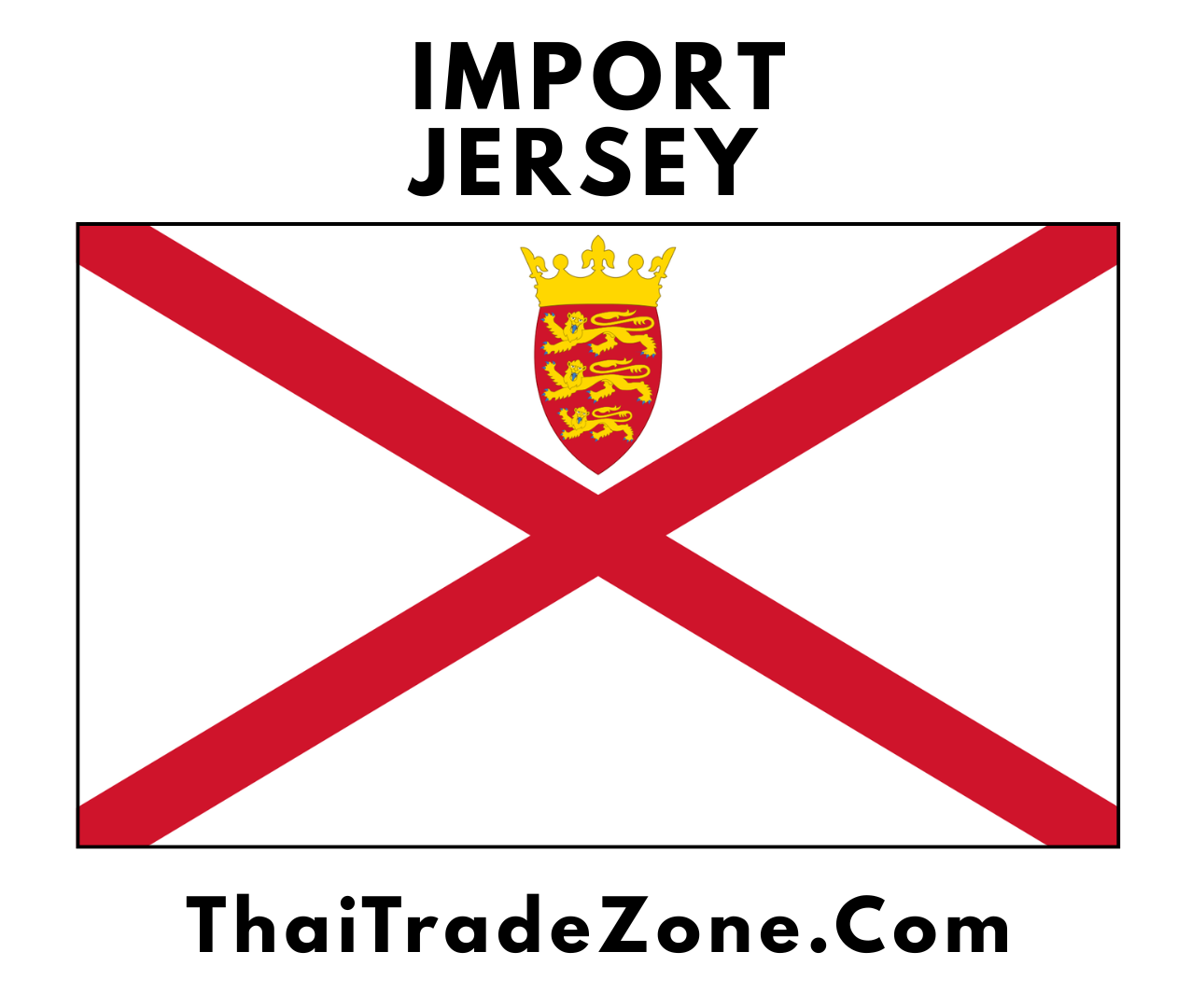 "Global products available for import to Jersey, including food, consumer goods, electronics, and more, from ThaiTradeZone."