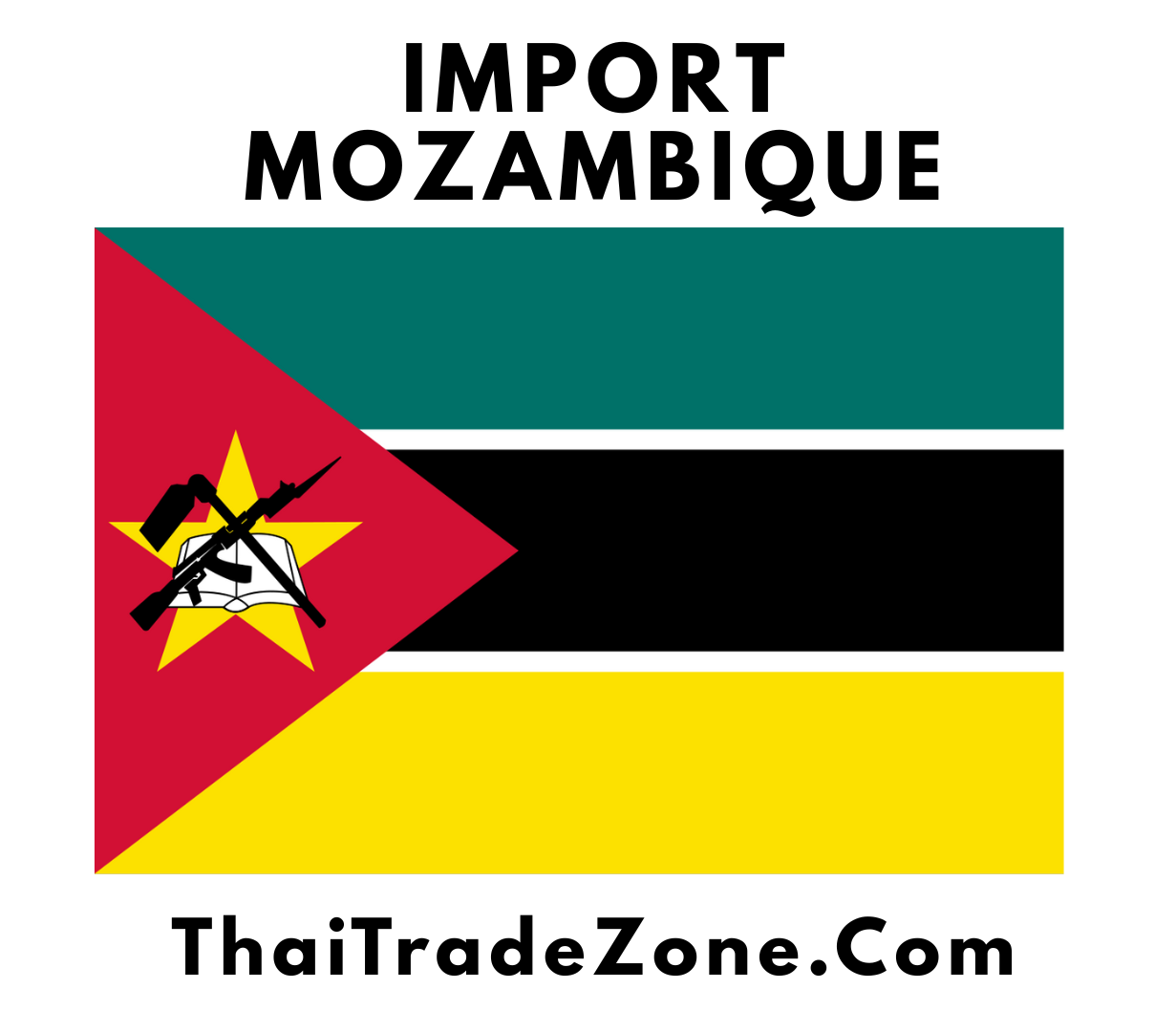 "Import products to Mozambique with ThaiTradeZone – Global trade solutions, reliable suppliers, and competitive pricing for various product categories."
