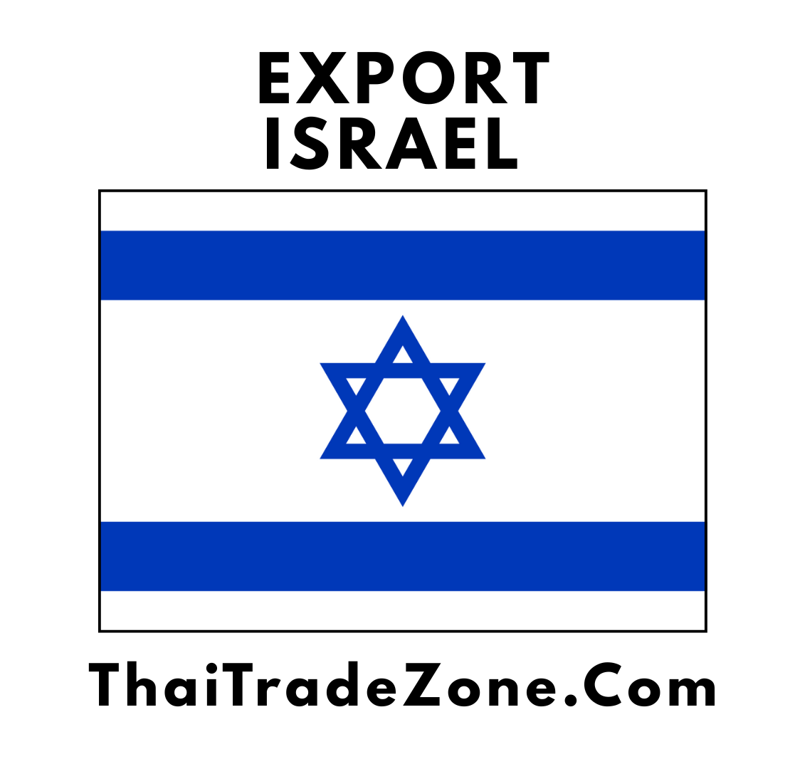 "A professional representation of Israeli products for export, including food, beauty, wellness, and tech items, with global shipping and trade solutions through ThaiTradeZone."