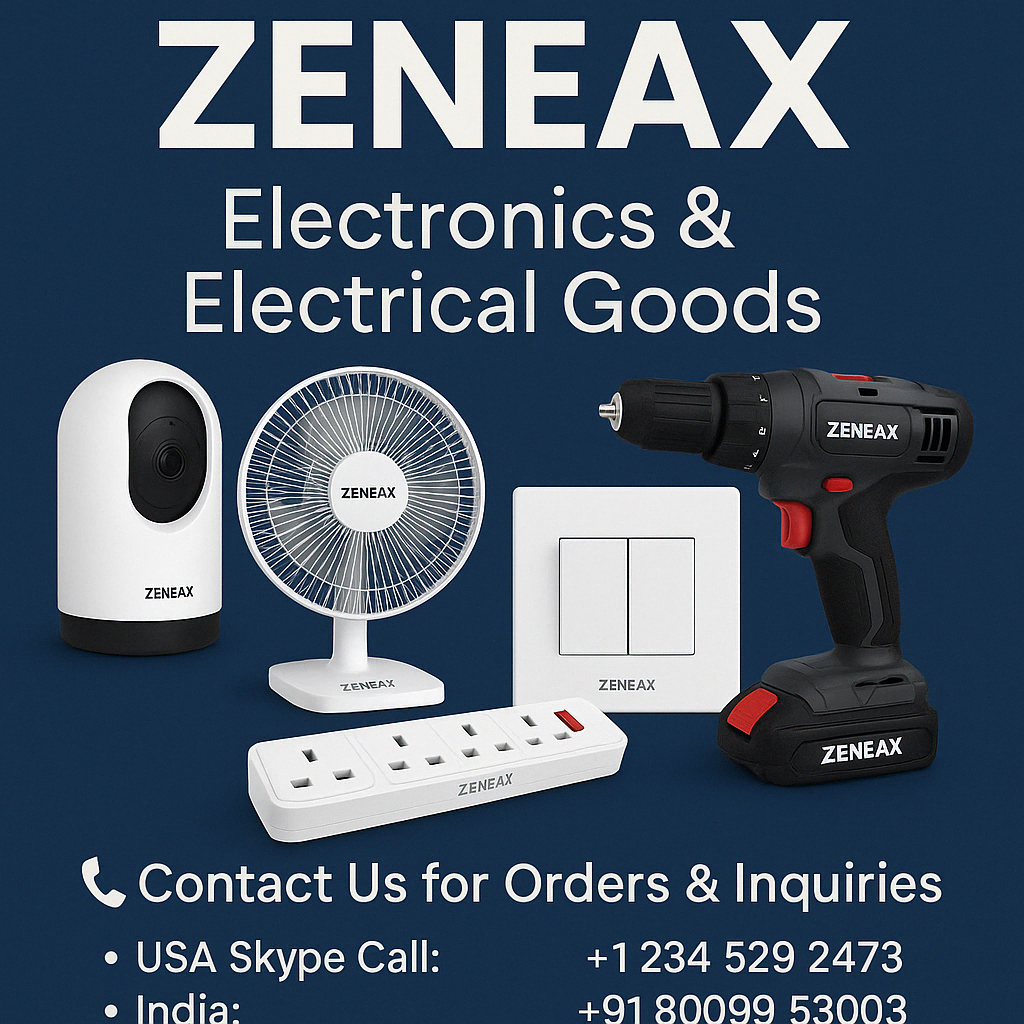 Zeneax Electronics & Electrical Goods