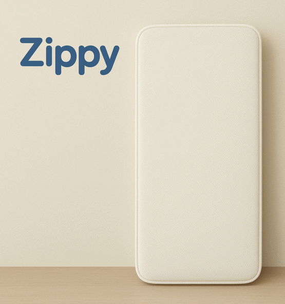 "Zippy™ Premium Baby Crib Mattress with breathable foam and anti-dust mite hypoallergenic cover – export quality newborn sleep essential"
