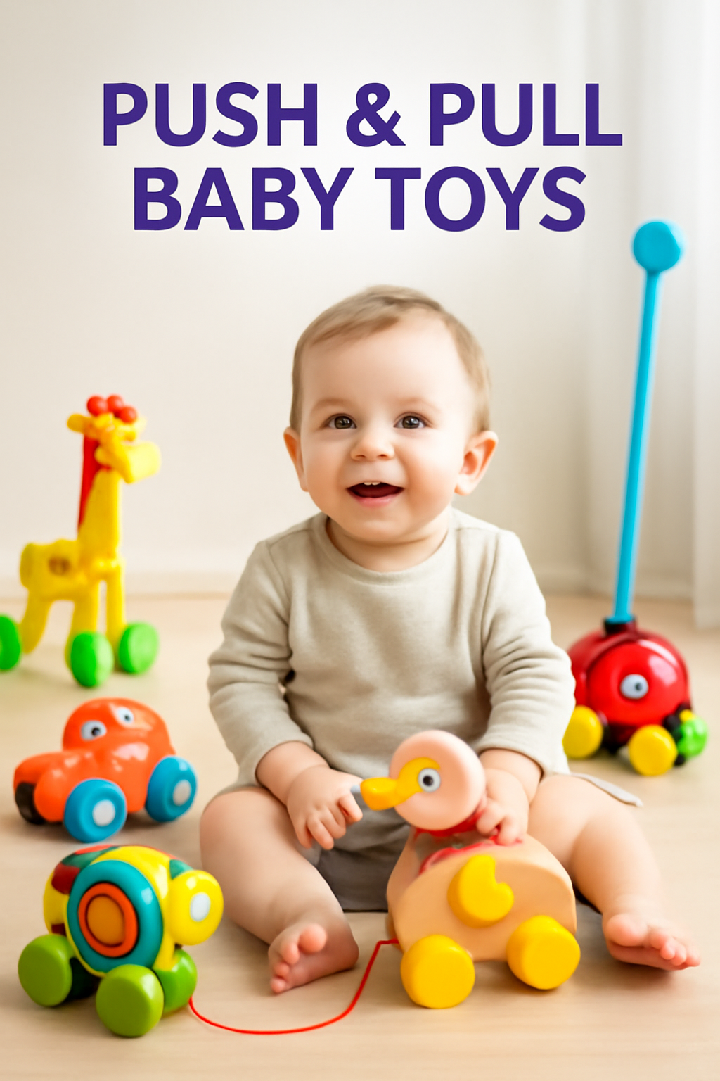 Push & Pull Baby Toys Exported Globally by Toyzaar™