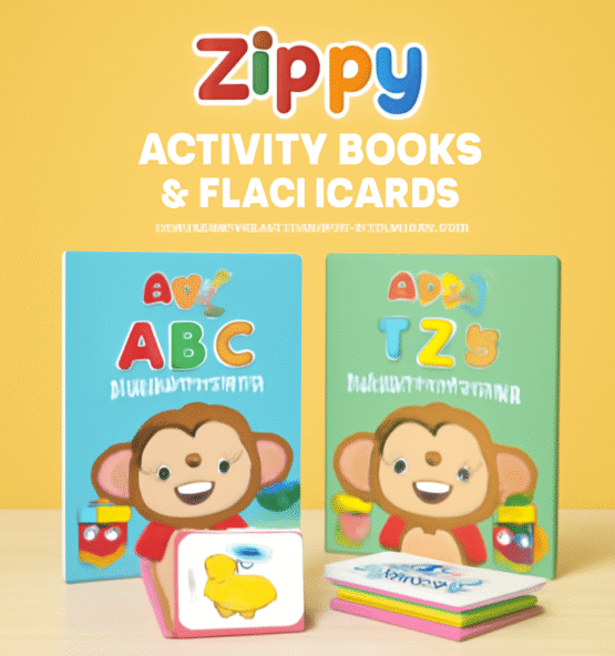 "Zippy™ Activity Books for Toddlers – Colorful, Interactive Learning Materials for Early Childhood Education"