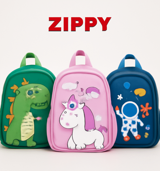 “Zippy™ Dino Themed Kids Backpack – Durable & Colorful School Bag”