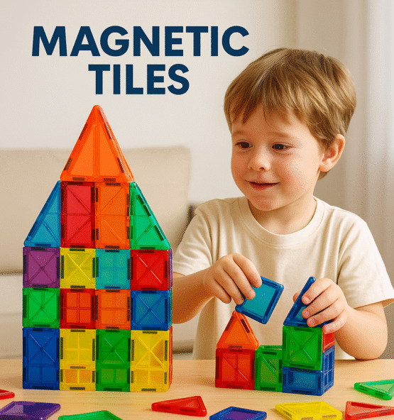 Magnetic Tiles Preschool Toys - Toyzaar™ Exported Globally