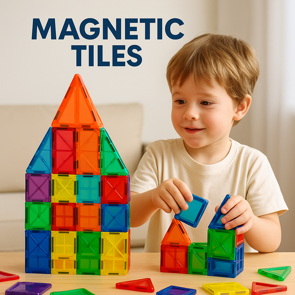 Magnetic Tiles Preschool Toys - Toyzaar™ Exported Globally