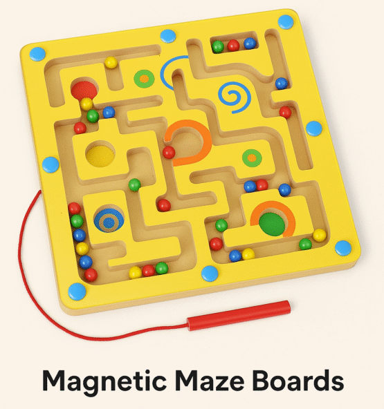 Magnetic Maze Boards – Brain Builders from Toyzaar™