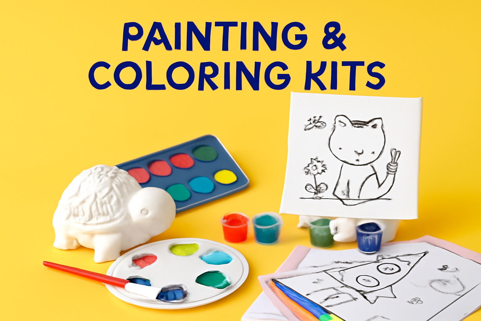 Toyzaar™ Creative Painting & Coloring Kits – Wholesale Export