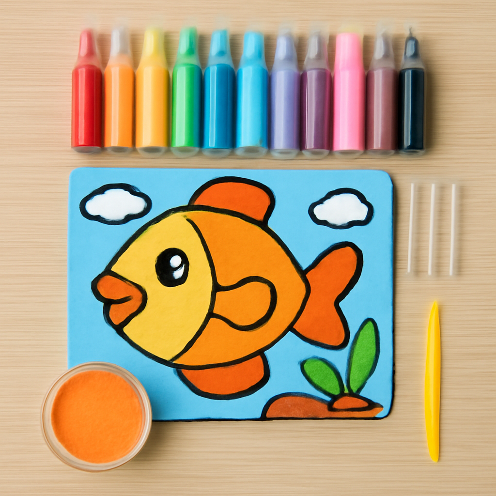 Toyzaar™ Sand Art – Creative DIY Toys for Kids | Global Export