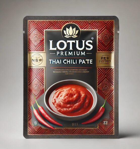 Lotus Premium Thai Chili Paste (Nam Prik Pao) – Authentic Thai Spice Blend for Global Export