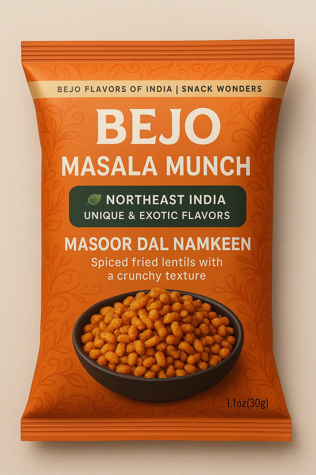 Bejo Masoor Dal Namkeen (Assam) – Authentic Indian Snack