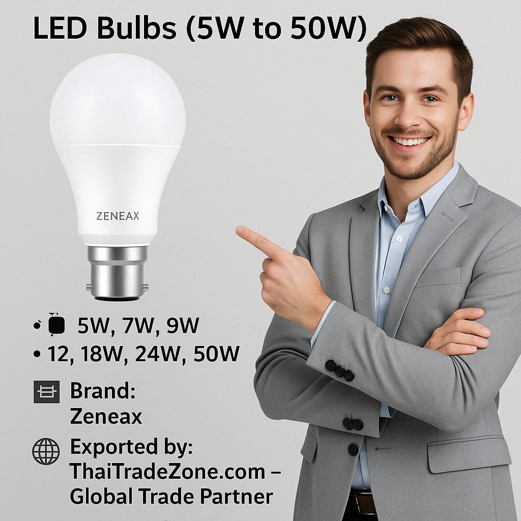 Zeneax LED Bulbs (5W to 50W)