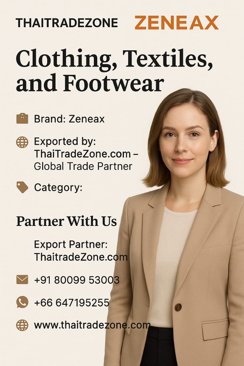 Zeneax Clothing, Textiles, and Footwear