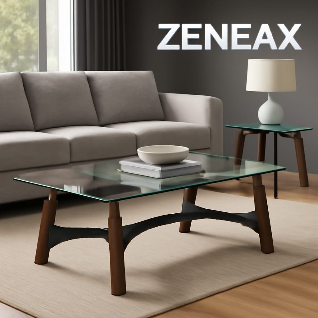 Zeneax Glass Coffee Tables