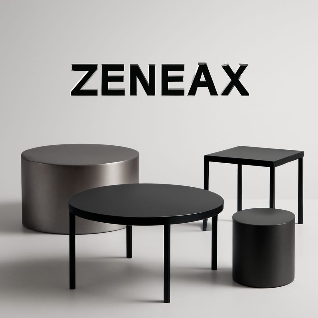 Zeneax Metal Coffee Tables
