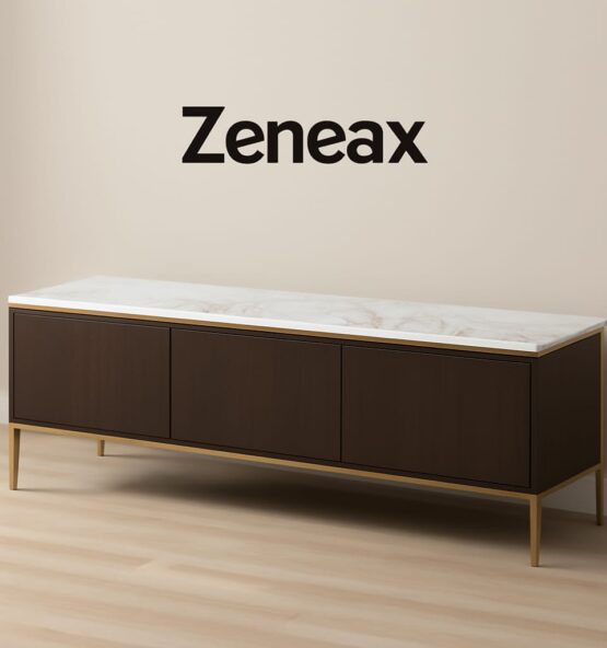 Zeneax Marble Top TV Stands
