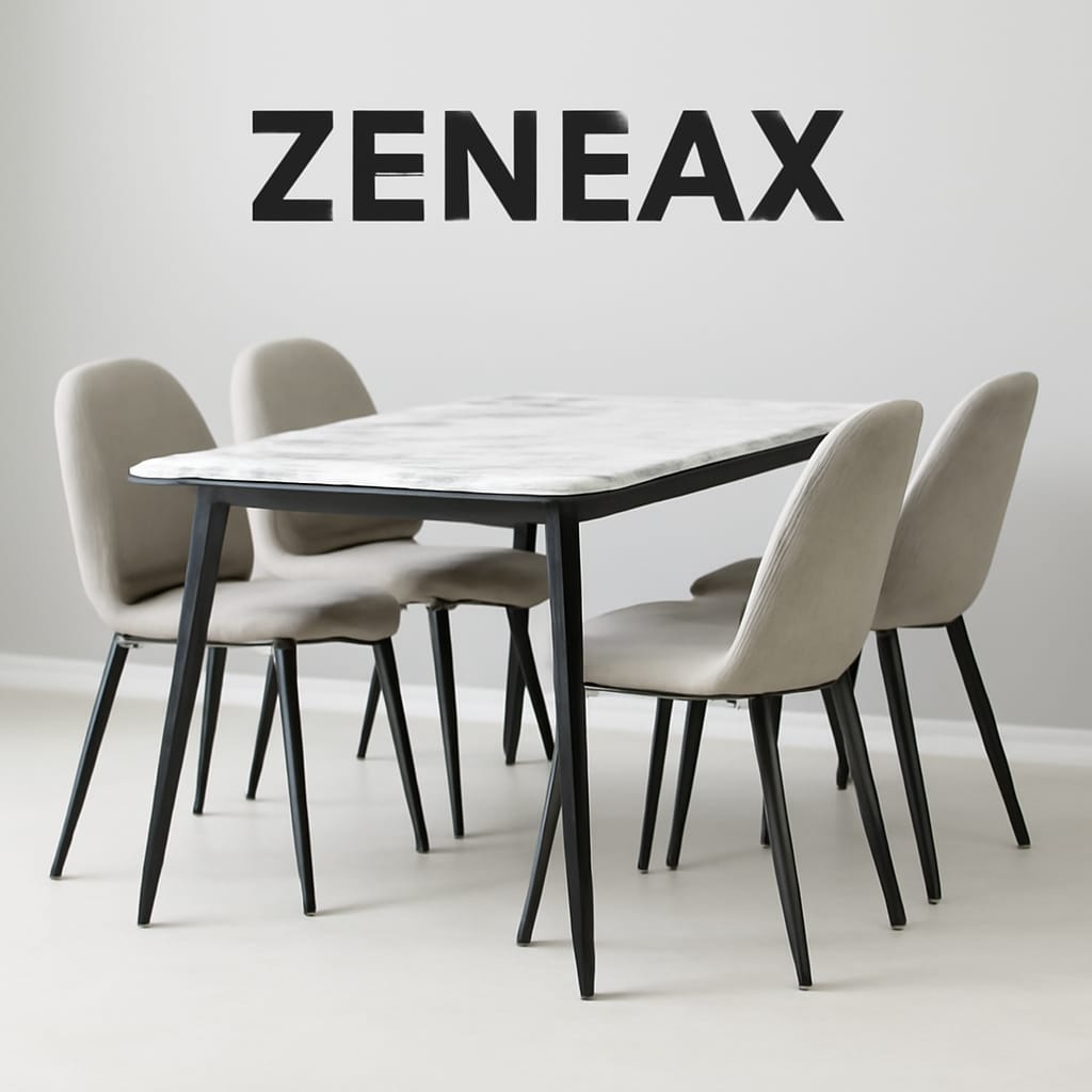 Zeneax Marble Dining Table Sets