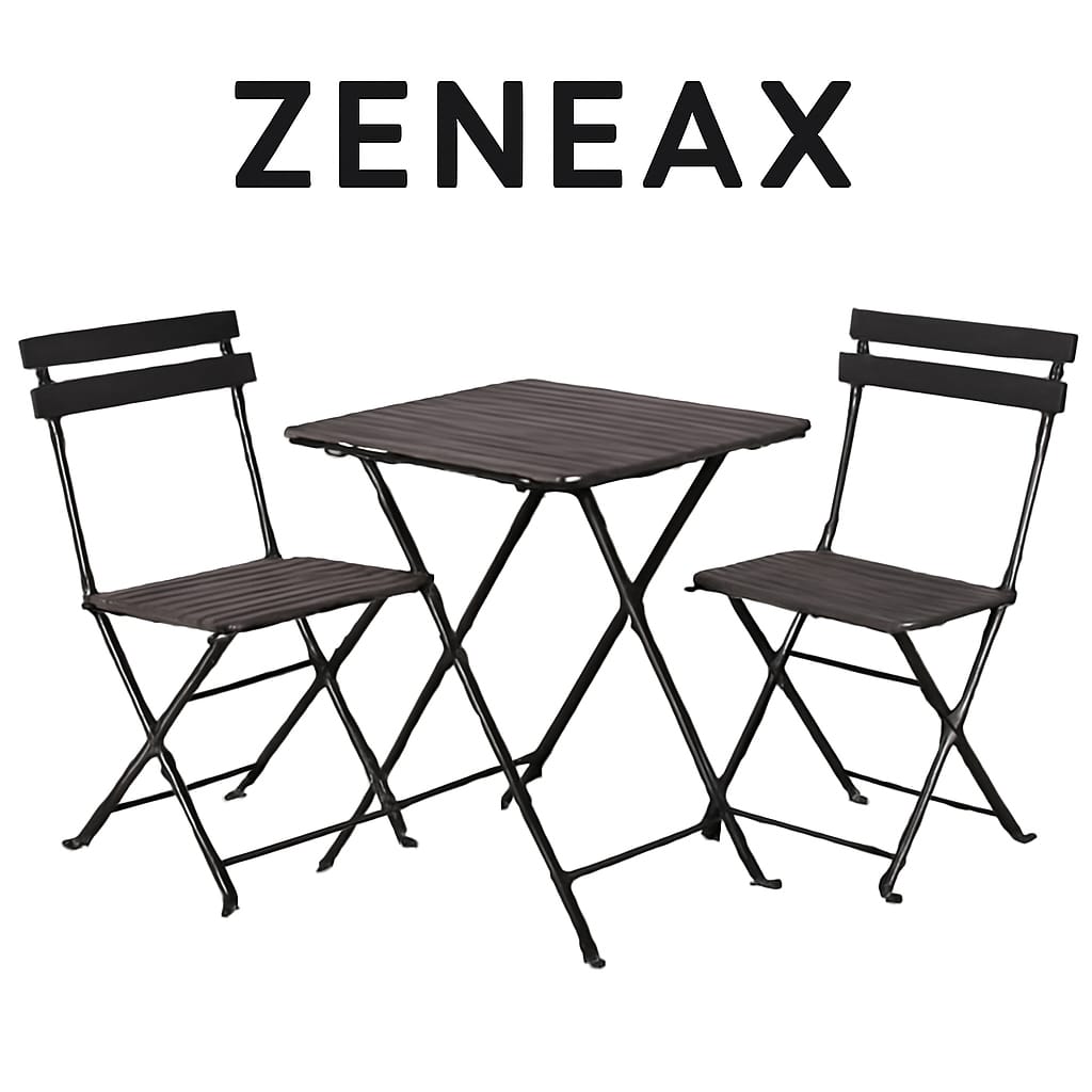 Zeneax Foldable Patio Tables & Chairs
