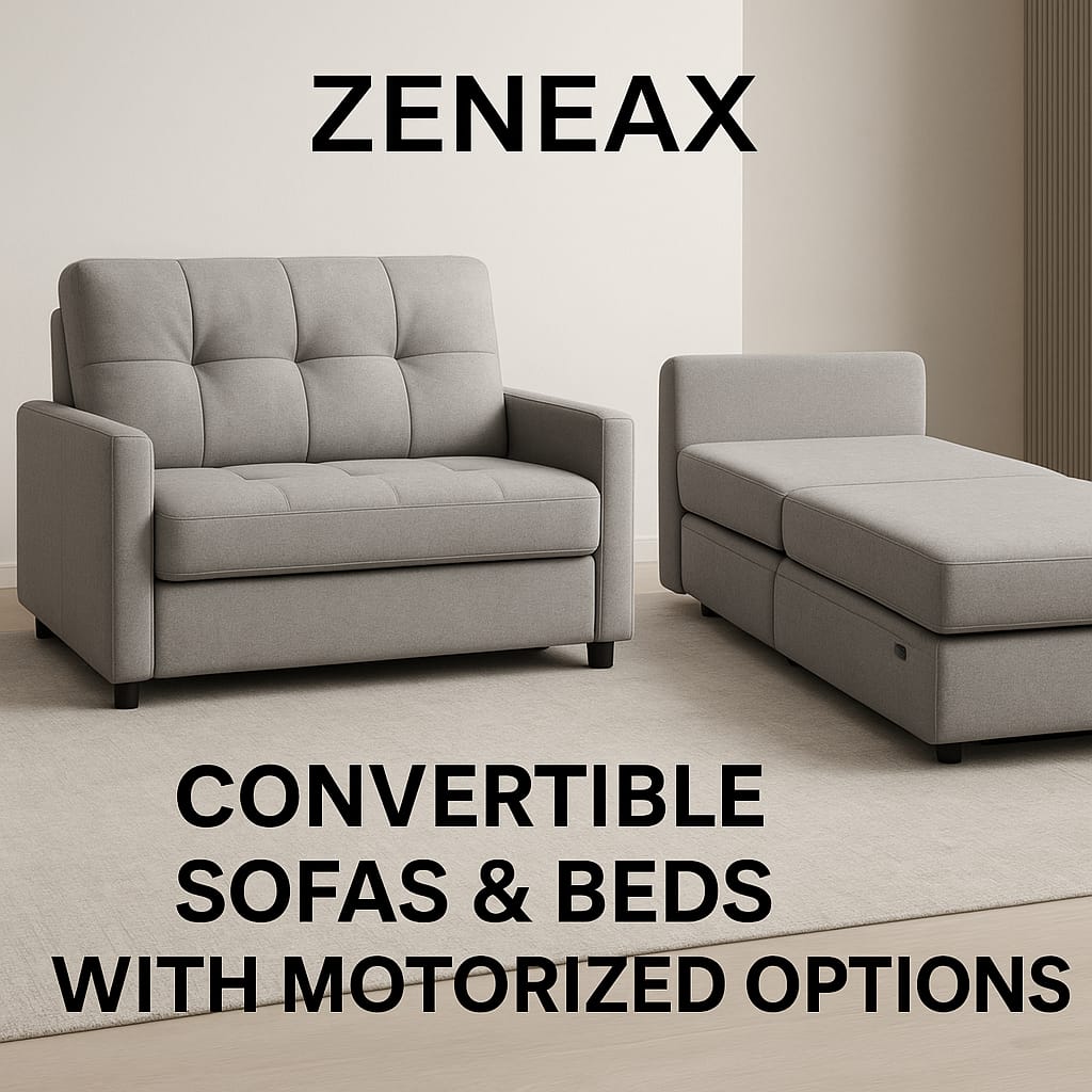 Zeneax Convertible Sofas & Beds with Motorized Options