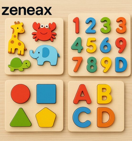 Zeneax Wooden Montessori Puzzle Sets
