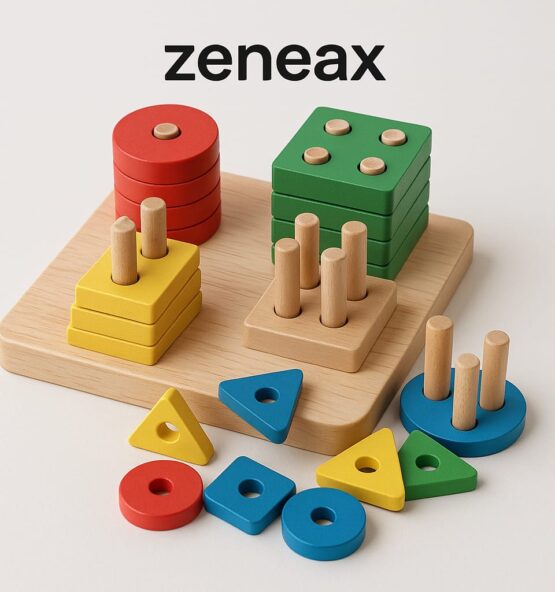 Zeneax Wooden Montessori Sorting Toys