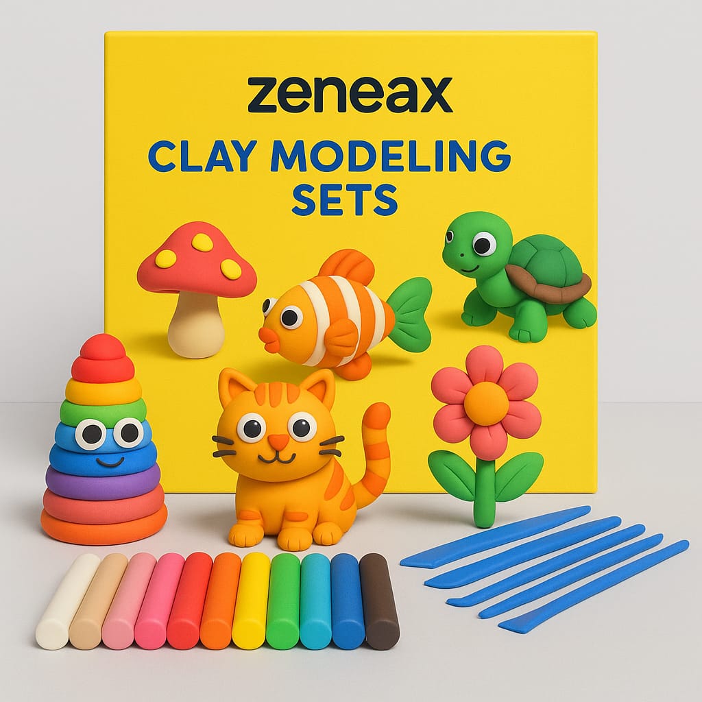 Zeneax’s clay modeling setsZeneax’s clay modeling