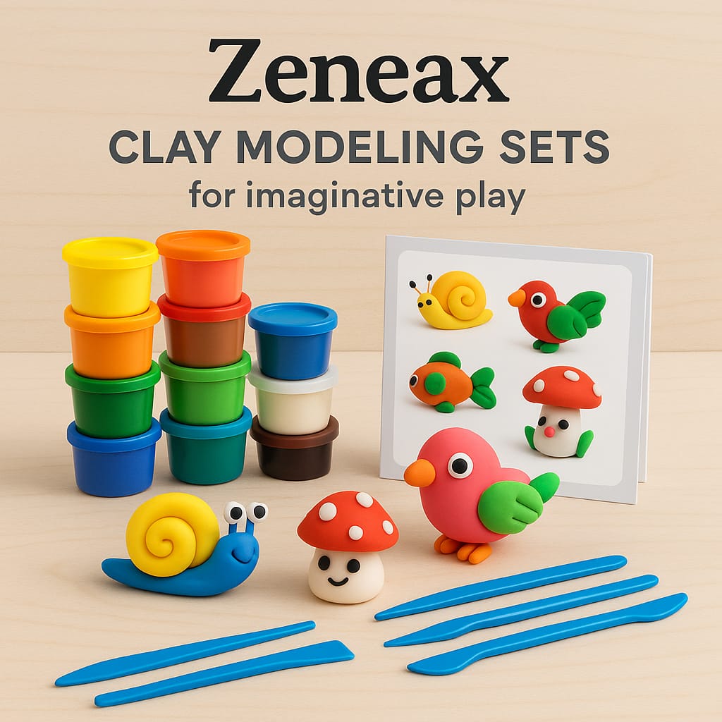 Zeneax’s clay modeling setsZeneax’s clay modeling