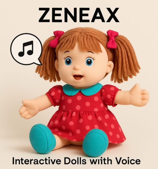 Zeneax’s dolls with voice, designed